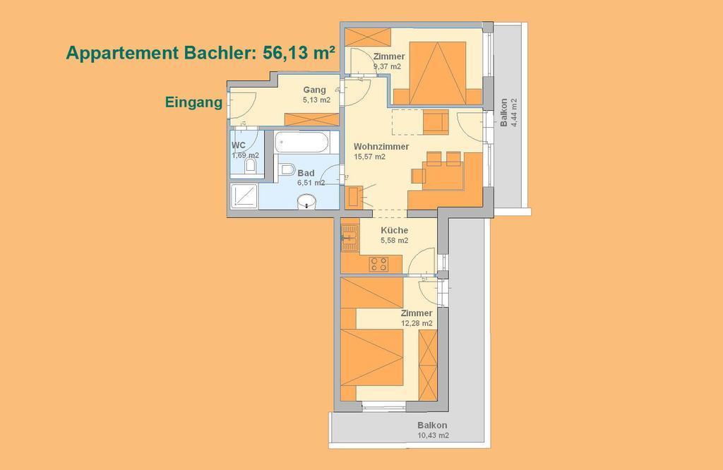 Sonnseitn Appartements Fügen Exteriör bild